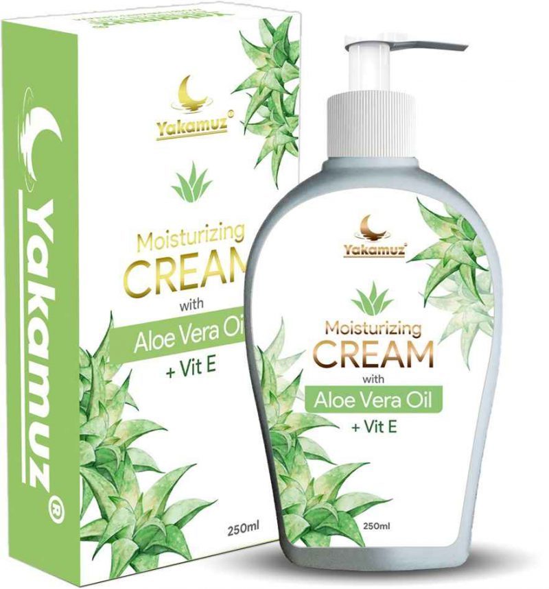 کرم آبرسان و مرطوب کننده روغن آلوئه ورا + ویتامین E