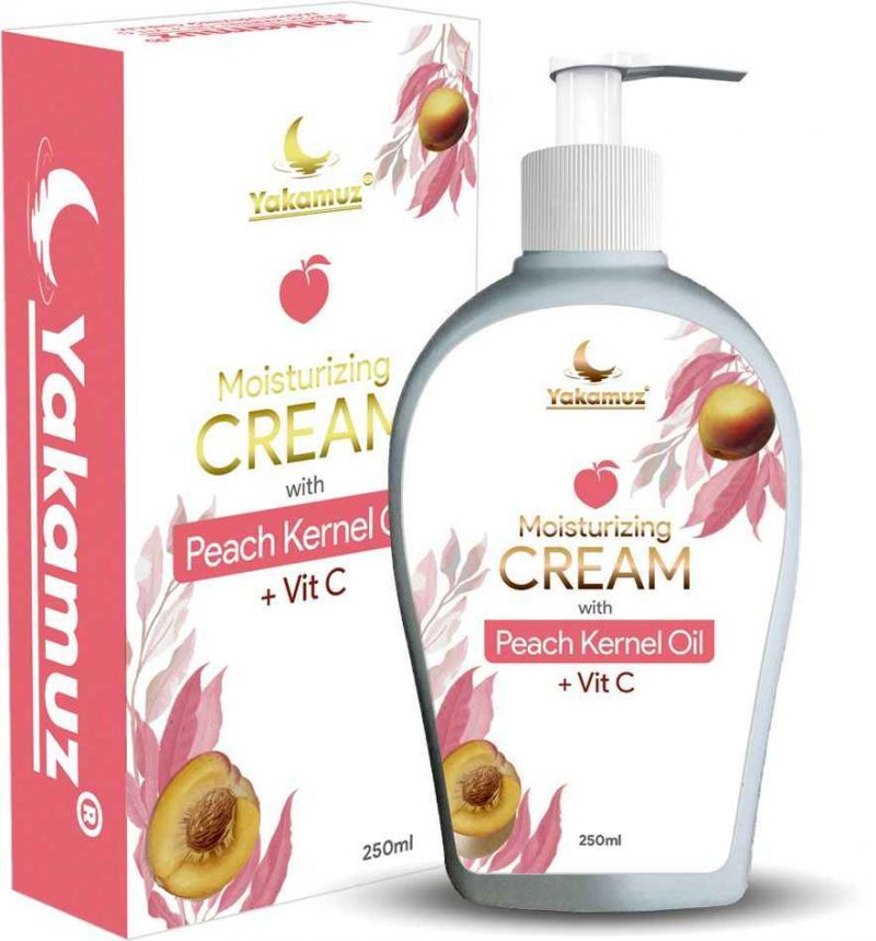 کرم آبرسان و مرطوب کننده روغن هسته هلو + ويتامين C کرم آبرسان هسته هلو